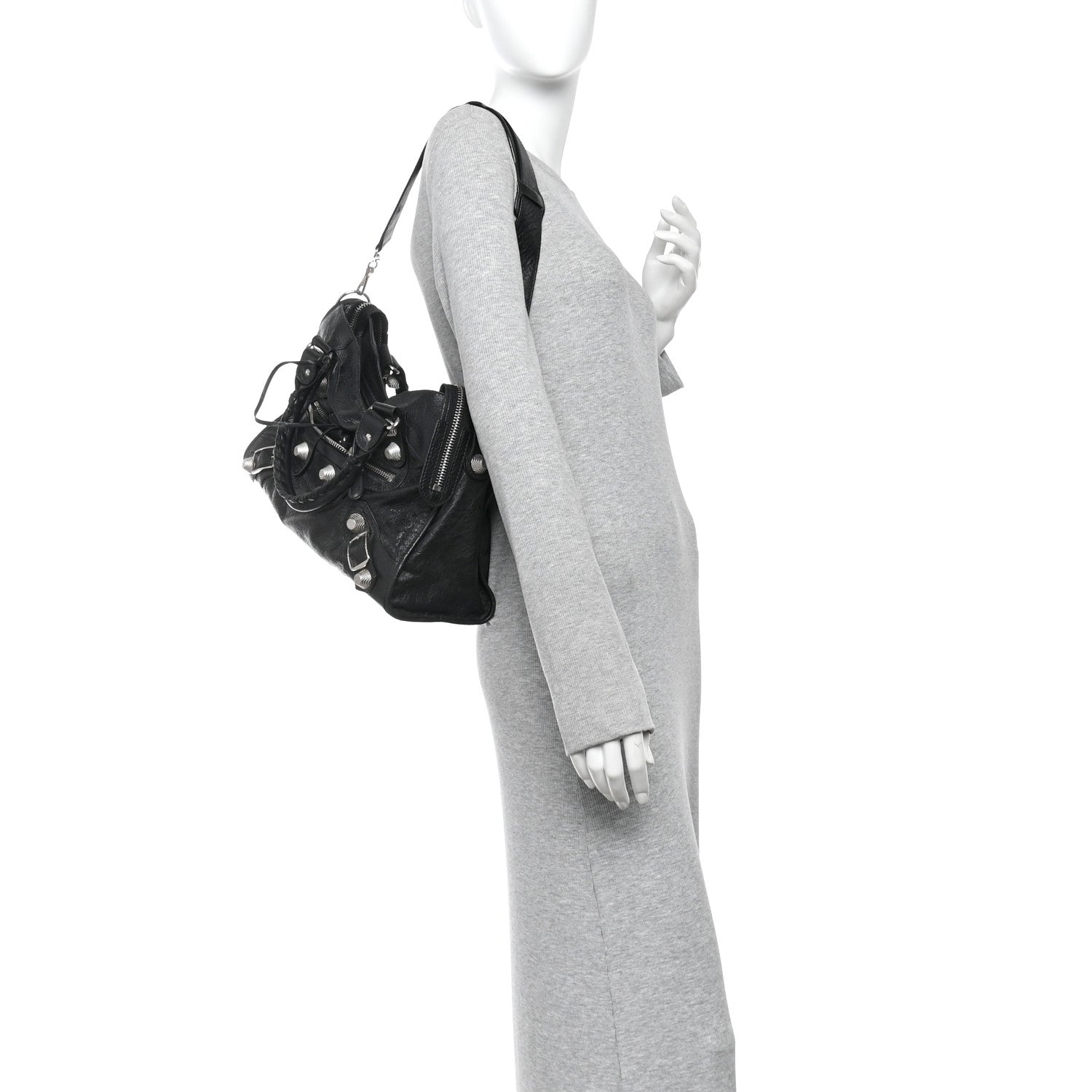 Balenciaga Agneau Giant 21 Silver Hardware City Black 2 of 12