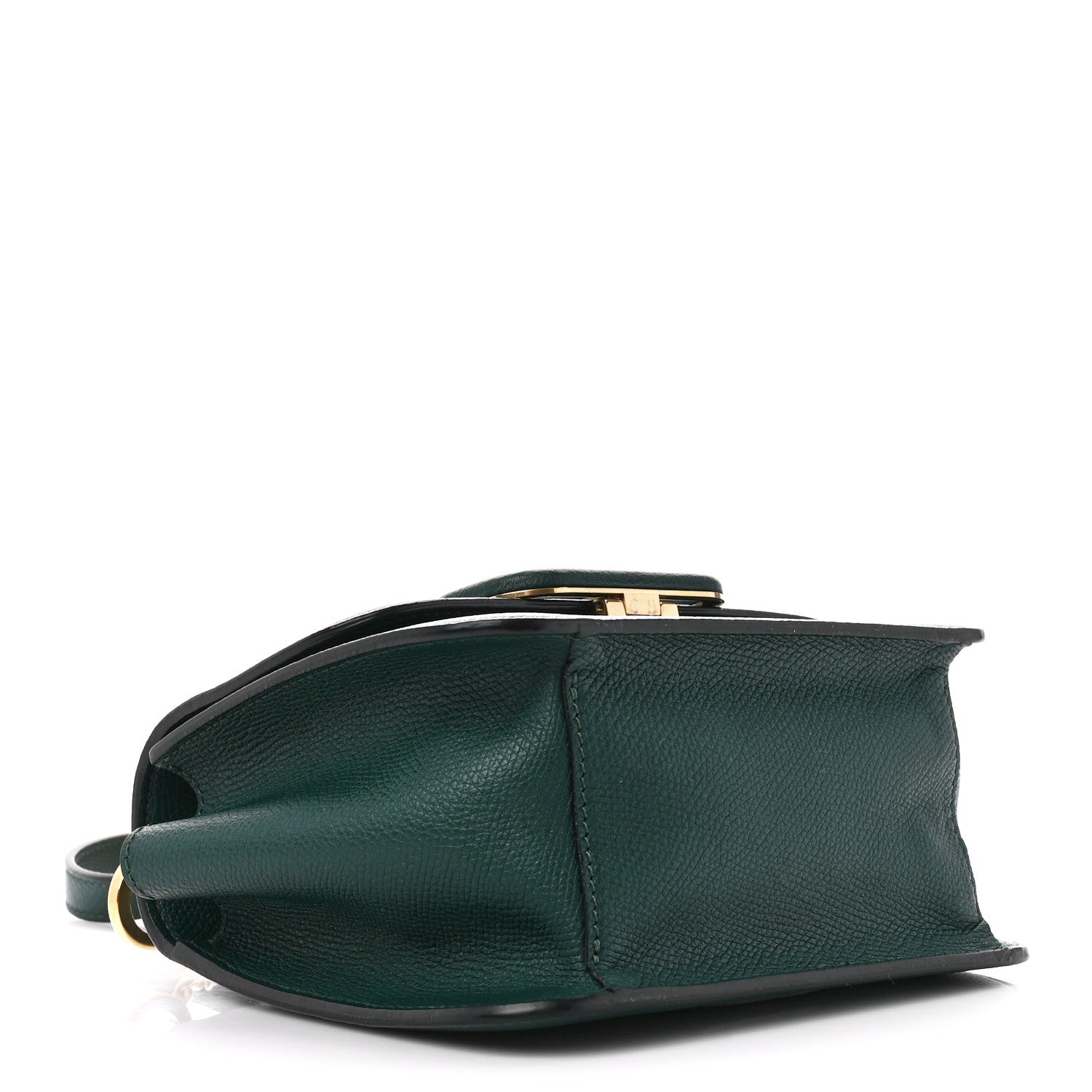 Valentino Garavani Grainy Calfskin Small VSling Shoulder Bag English Green 4 of 11