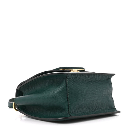 Valentino Garavani Grainy Calfskin Small VSling Shoulder Bag English Green 4 of 11
