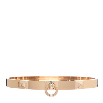 Hermes 18K Yellow Gold PM Collier De Chien Bracelet LG 1 of 6