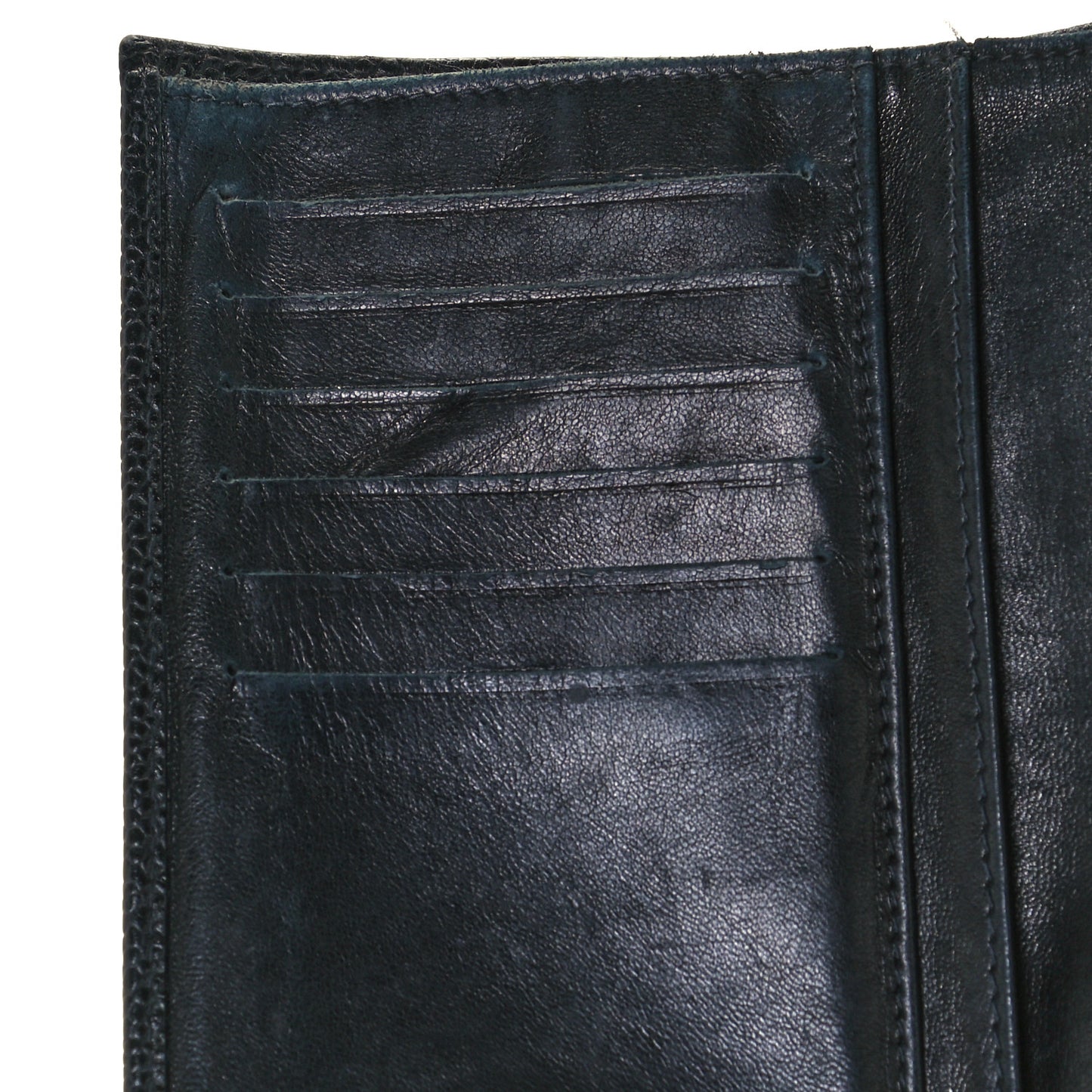Caviar Timeless CC Compact Wallet Black