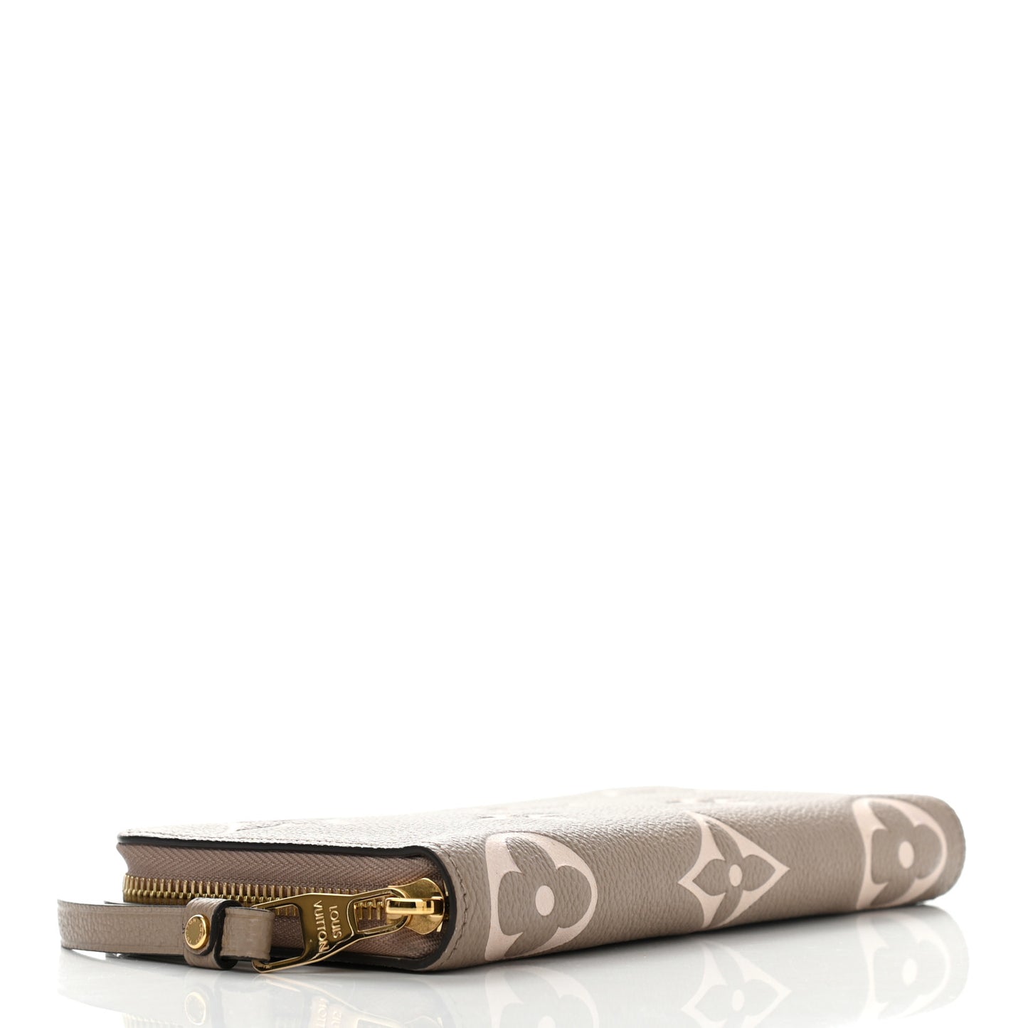 Empreinte Monogram Giant Zippy Wallet Tourterelle Creme