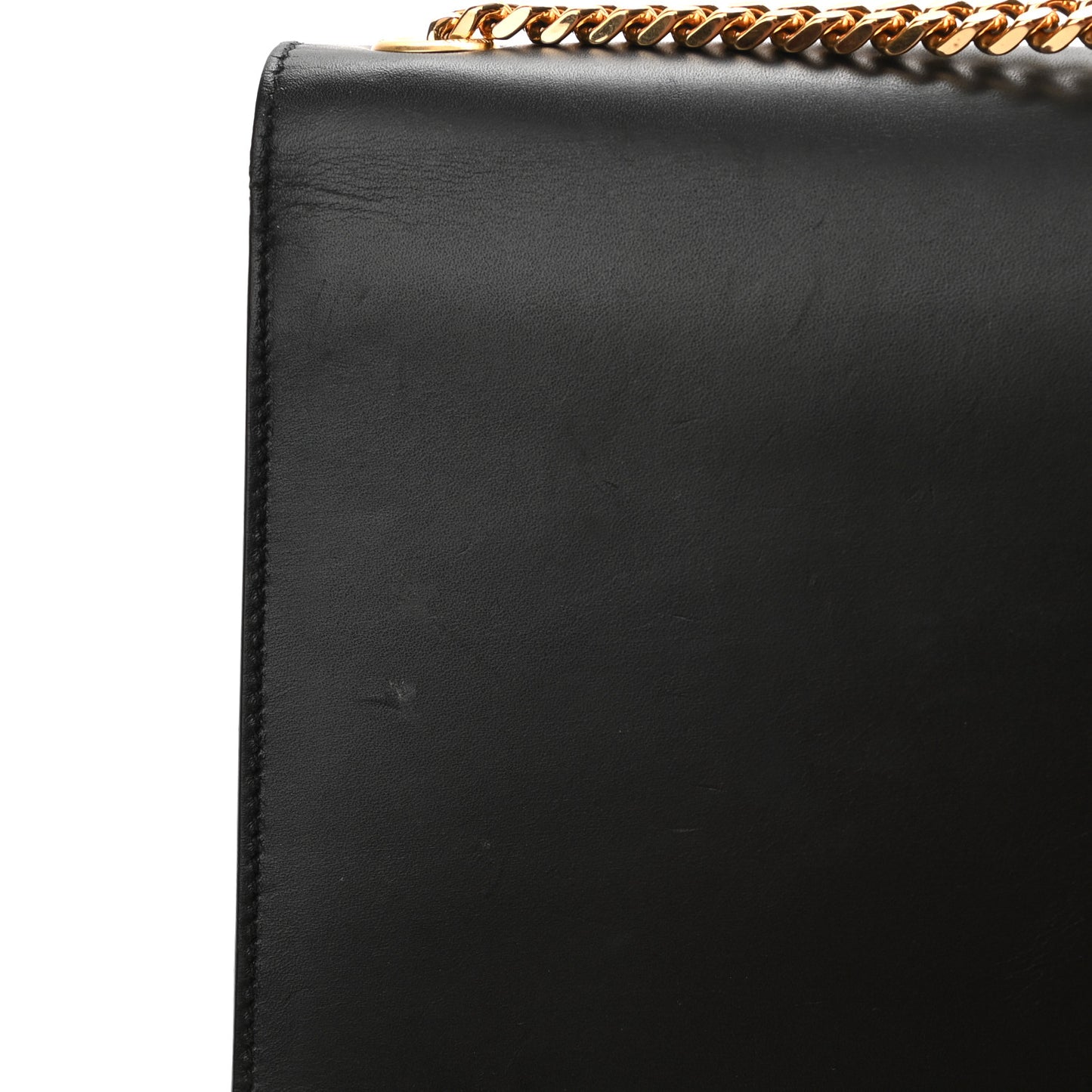 Smooth Calfskin Medium Classic Monogram Kate Tassel Satchel Black