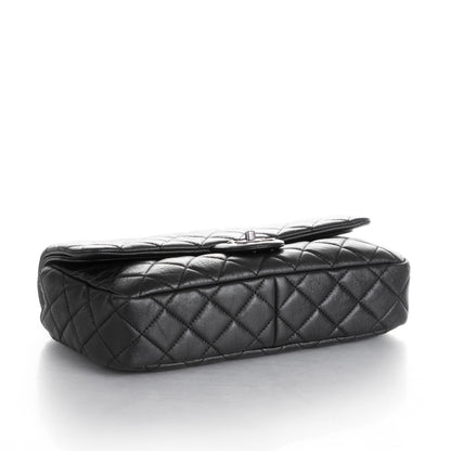Chanel Calfskin Quilted Large Single Flap Black 4 of 9