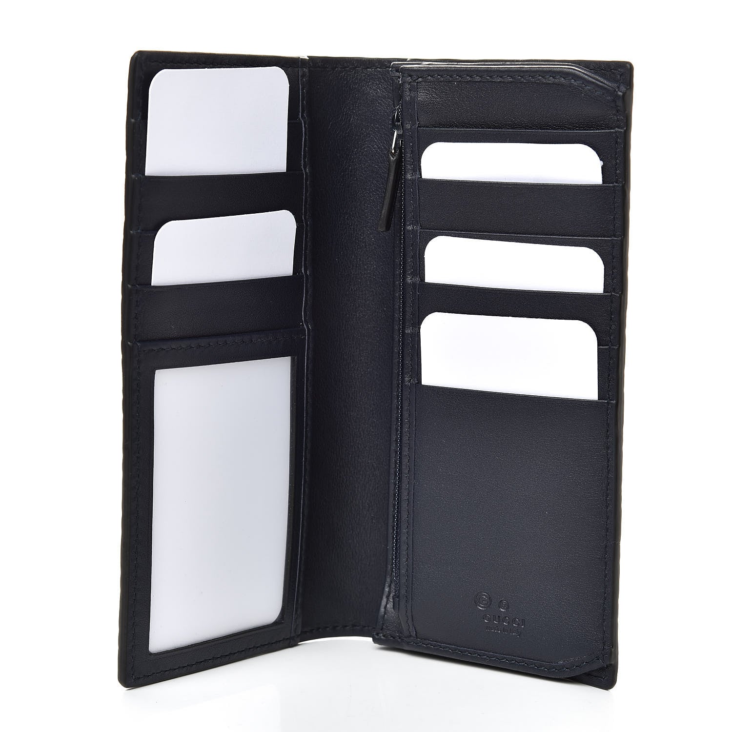 Gucci Microguccissima Bi-Fold Organizer Wallet Blue 5 of 8