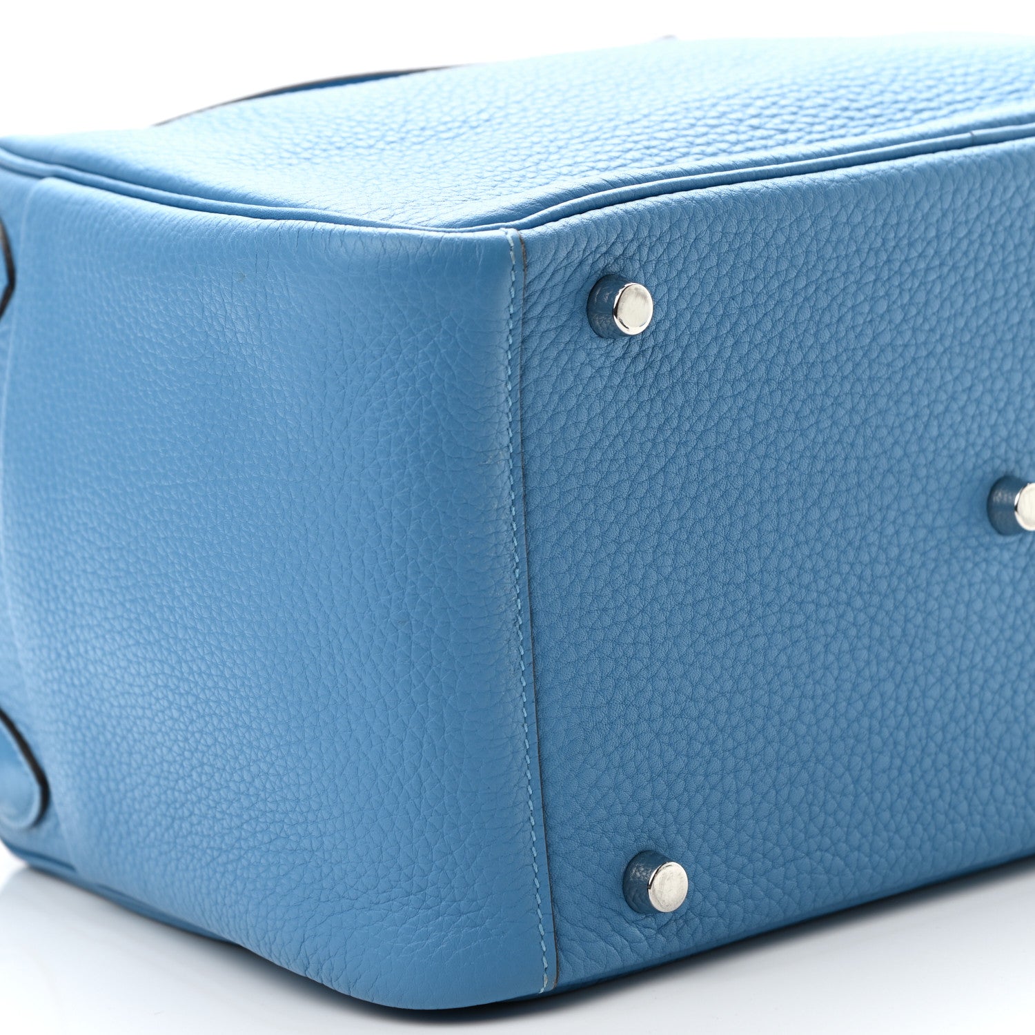 Hermes Taurillon Clemence Lindy 30 Bleu Paradis 8 of 9