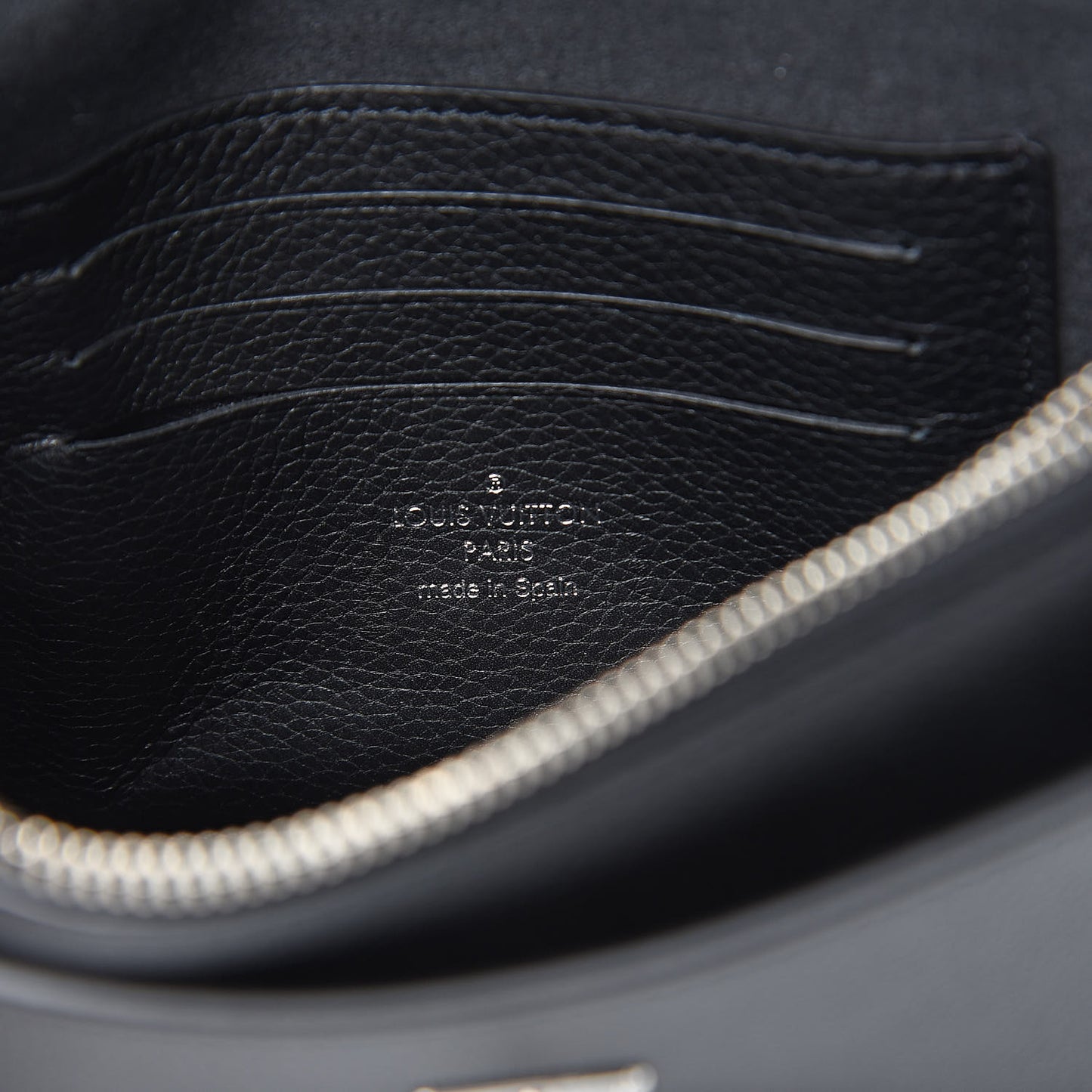 Soft Calfskin My Lockme Chain Pochette Black