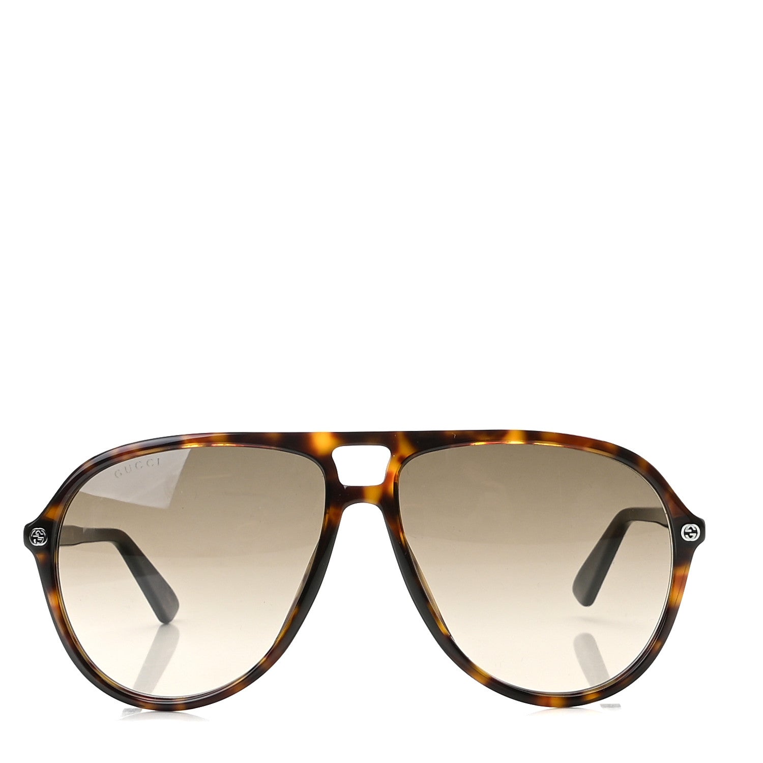 Gucci Acetate Aviator Sunglasses GG0119S/S Tortoise 2 of 9