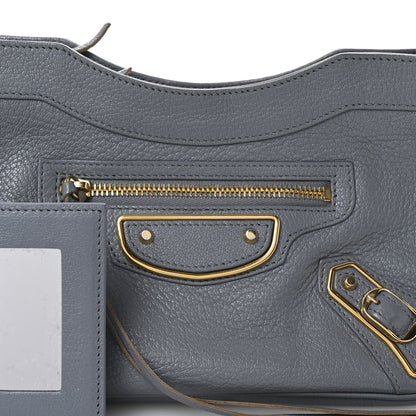 Balenciaga Chevre Gold Metallic Edge Hardware Hip Gris Acier 8 of 11