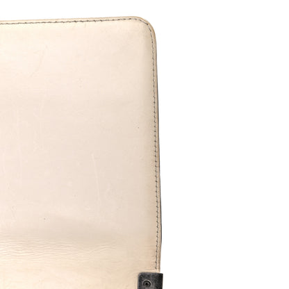 Chanel Glazed Calfskin Medium Boy Flap White Black 14 of 29