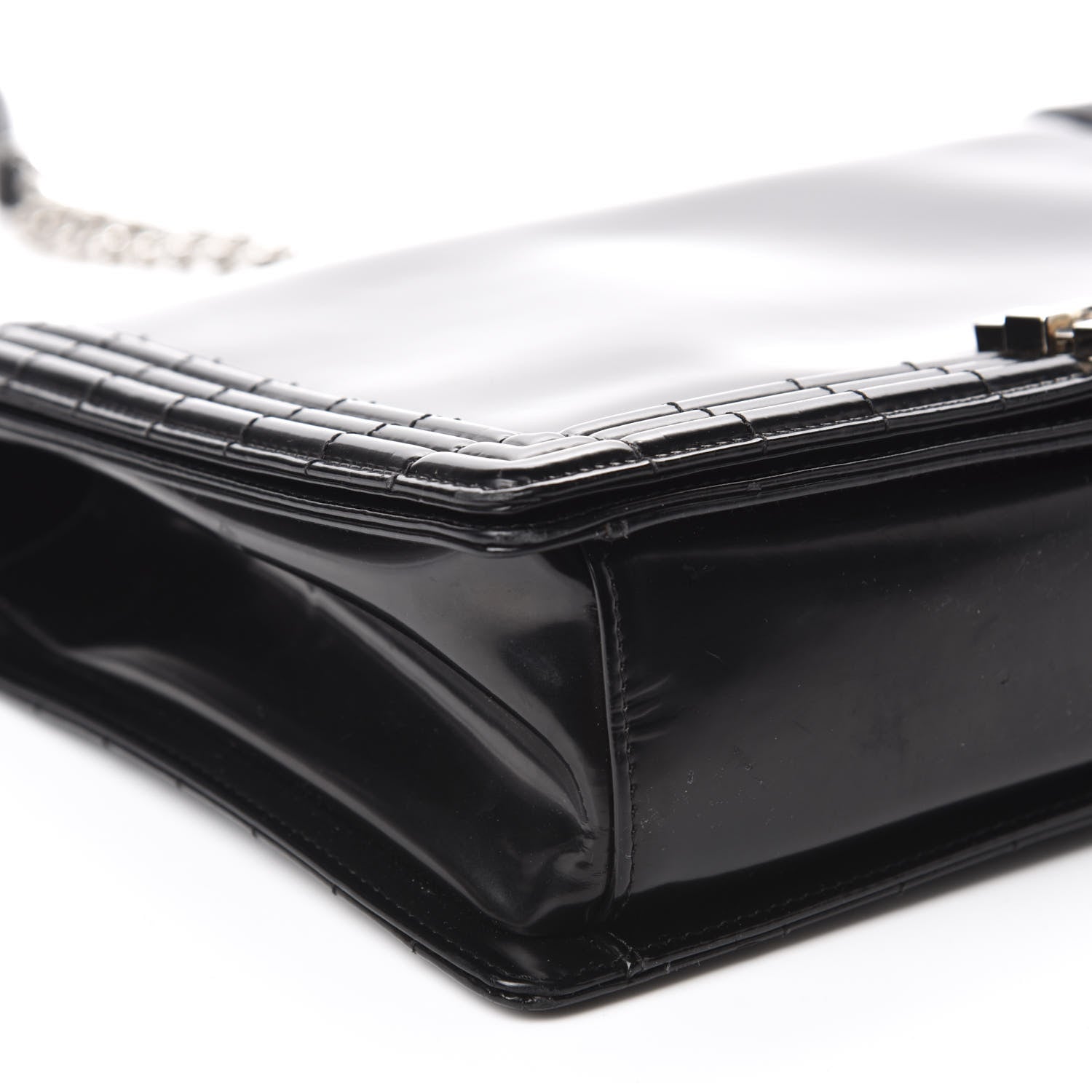 Chanel Glazed Calfskin Large Boy Flap Black 6 of 12