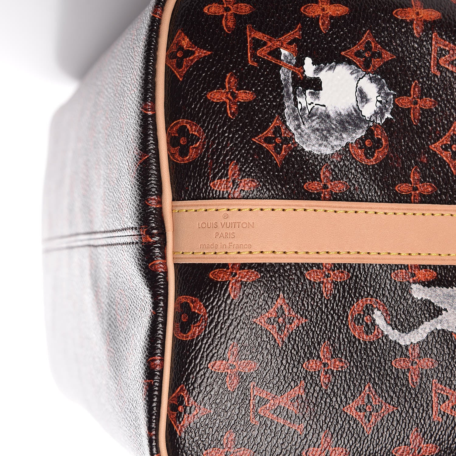 Louis Vuitton Catogram Speedy Bandouliere 30 Marron 7 of 10