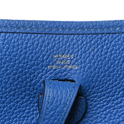 Hermes Taurillon Maurice Amazone Evelyne TPM Bleu France 6 of 11