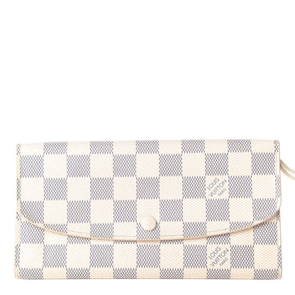 Louis Vuitton Damier Azur Emilie Wallet 1 of 7