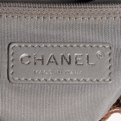 Chanel Grained Calfskin Quilted Maxi Elastic Flap Brown 7 of 8
