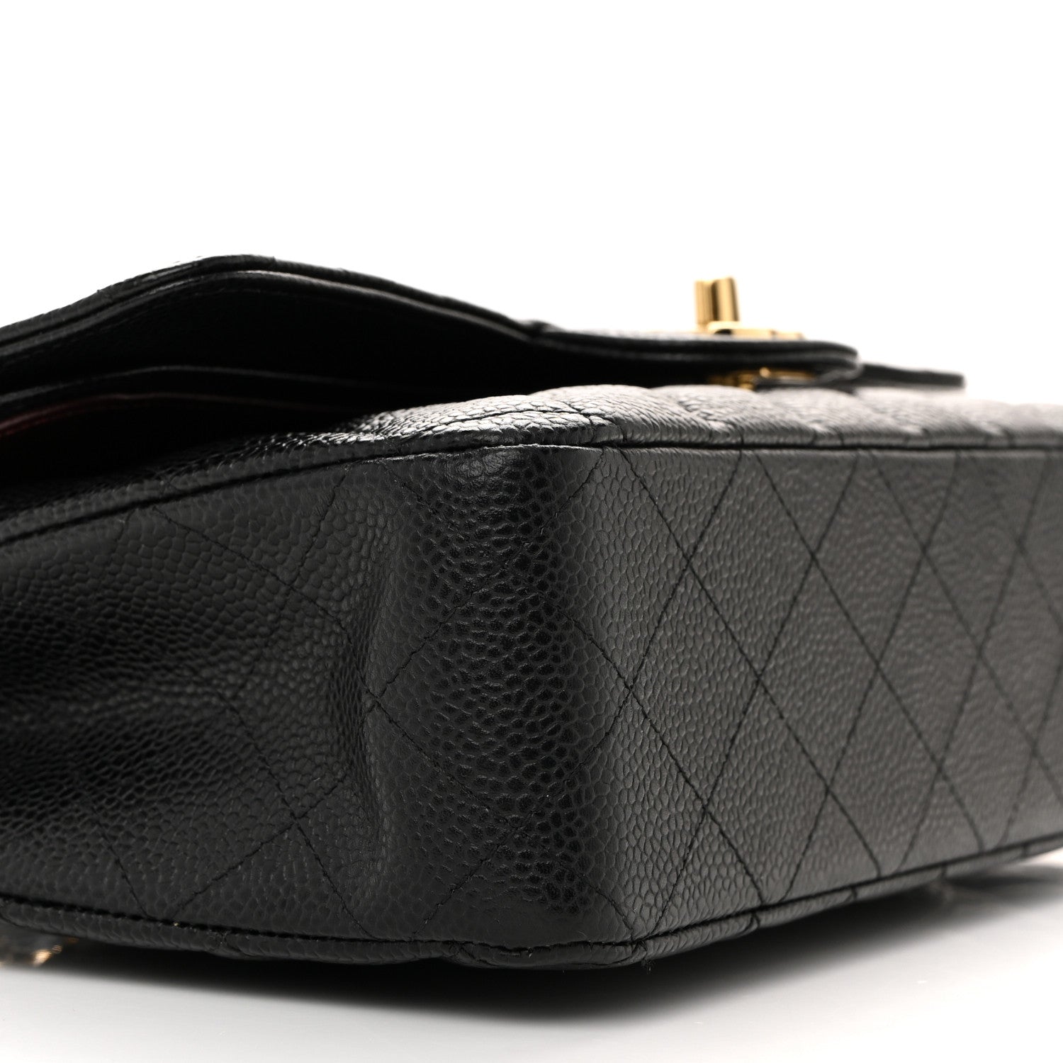Chanel Caviar Quilted Medium Double Flap Black 9 of 13