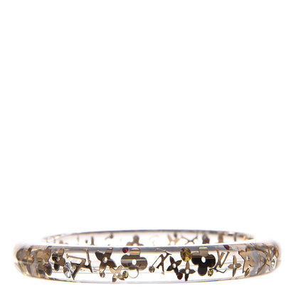 Louis Vuitton Resin Swarovski Medium Inclusion Bracelet PM Transparent 1 of 4