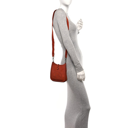 Hermes Taurillon Clemence Evelyne TPM Cuivre 2 of 10