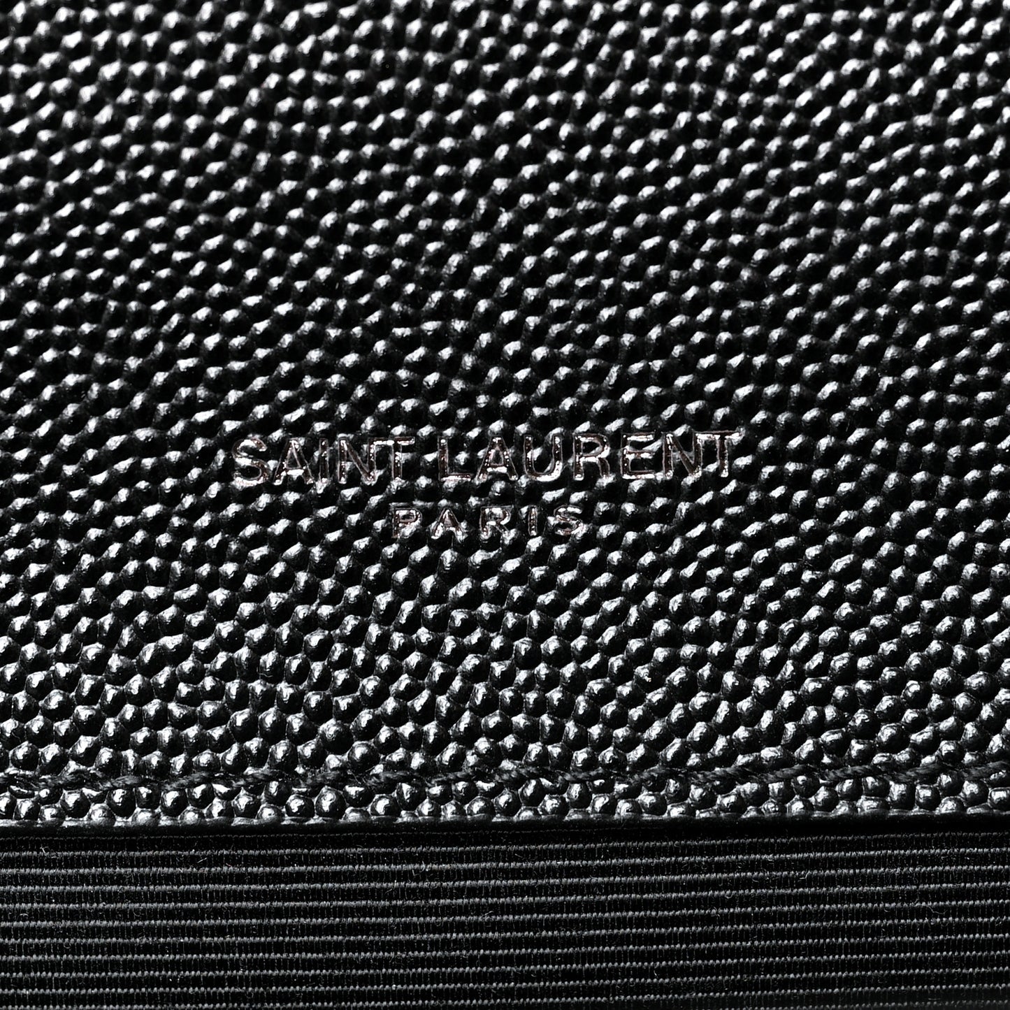 Grain De Poudre Textured Mixed Matelasse Triquilt Medium Monogram Satchel Black