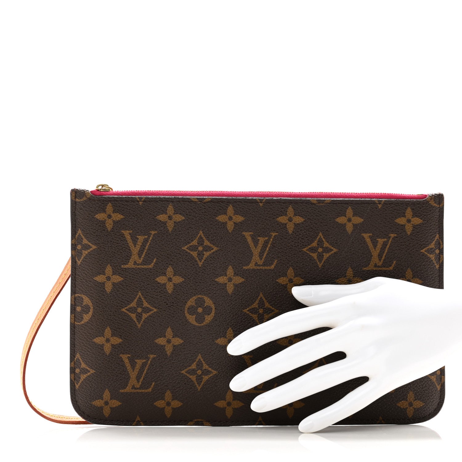Louis Vuitton Monogram Neverfull MM GM Pochette Pivoine 2 of 7