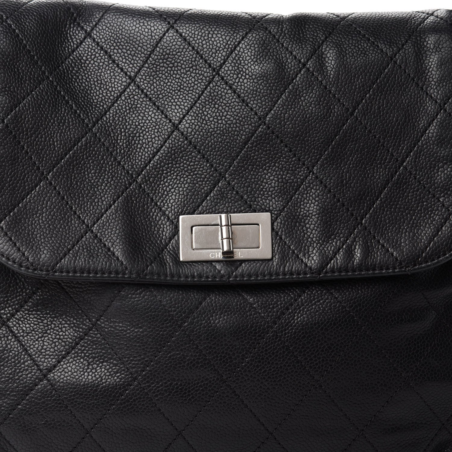 Chanel Caviar Stitched Pocket In The City Hobo Black 11 of 11