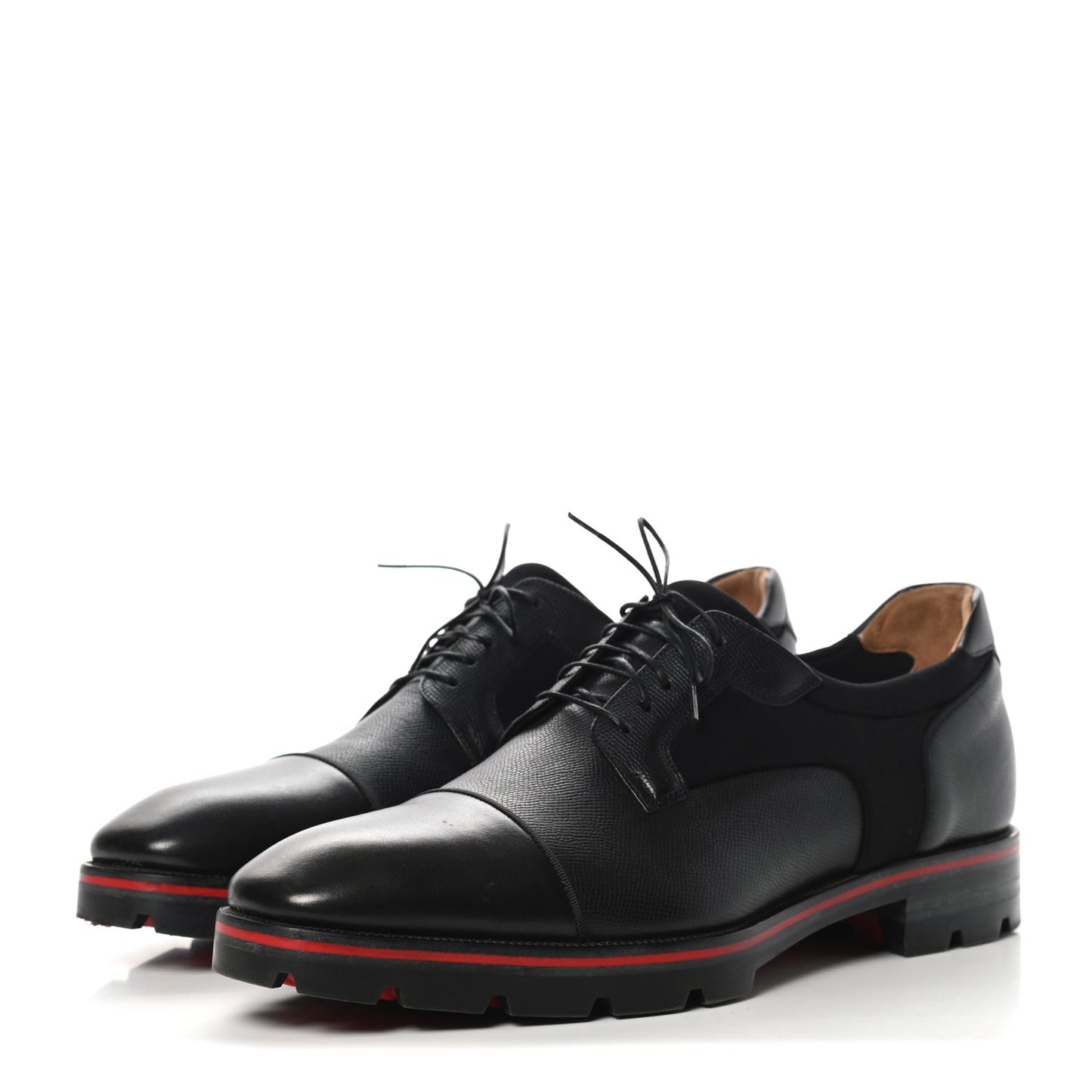 Smooth Textured Calfskin Mika Sky Mens Flats 46 Black