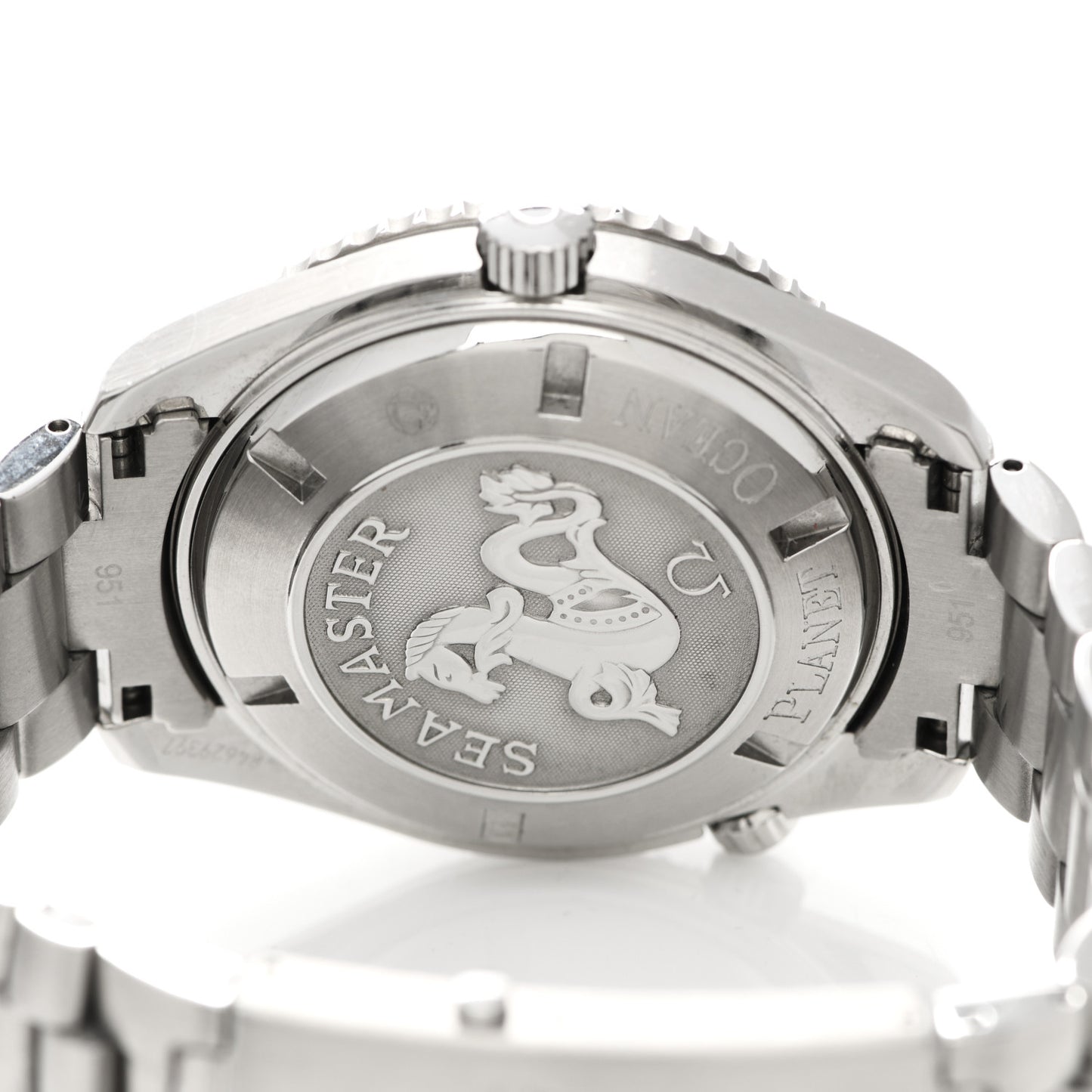 Stainless Steel 42mm Seamaster Planet Ocean 600M Co-Axial Automatic Watch Black 2201.50.00