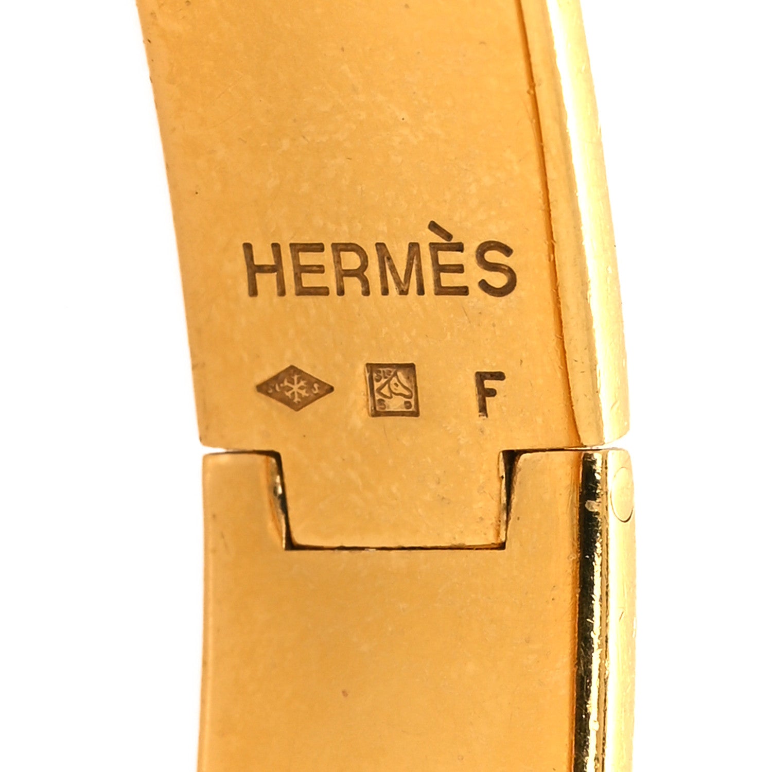 Hermes Enamel Narrow Clic Clac H Bracelet PM White 4 of 4