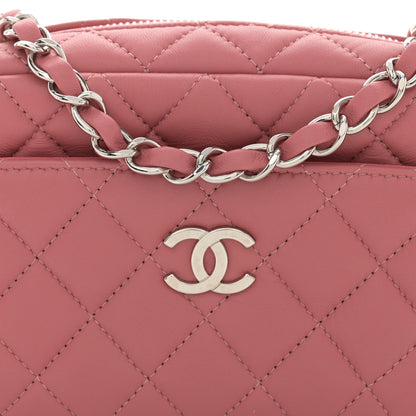 Chanel Lambskin Quilted Small Timeless Camera Case Pink 8 of 10