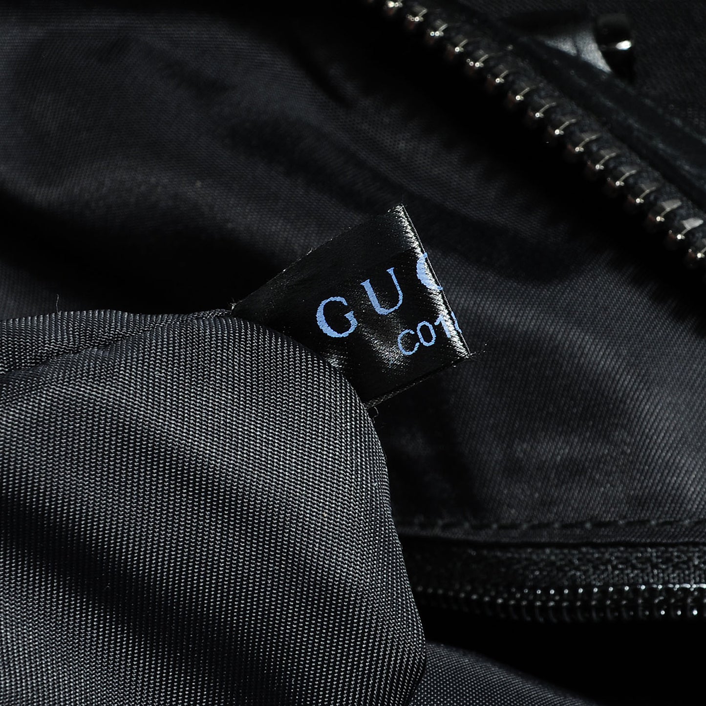 Guccissima Nylon Large Travel Tote Black