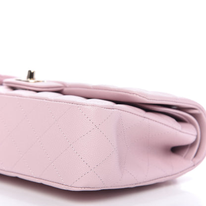 Chanel Caviar Quilted Medium Double Flap Light Pink 7 of 13