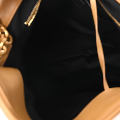 Saint Laurent Lambskin Matelasse Monogram Large Jamie 4.3 Tabac Brown 5 of 10