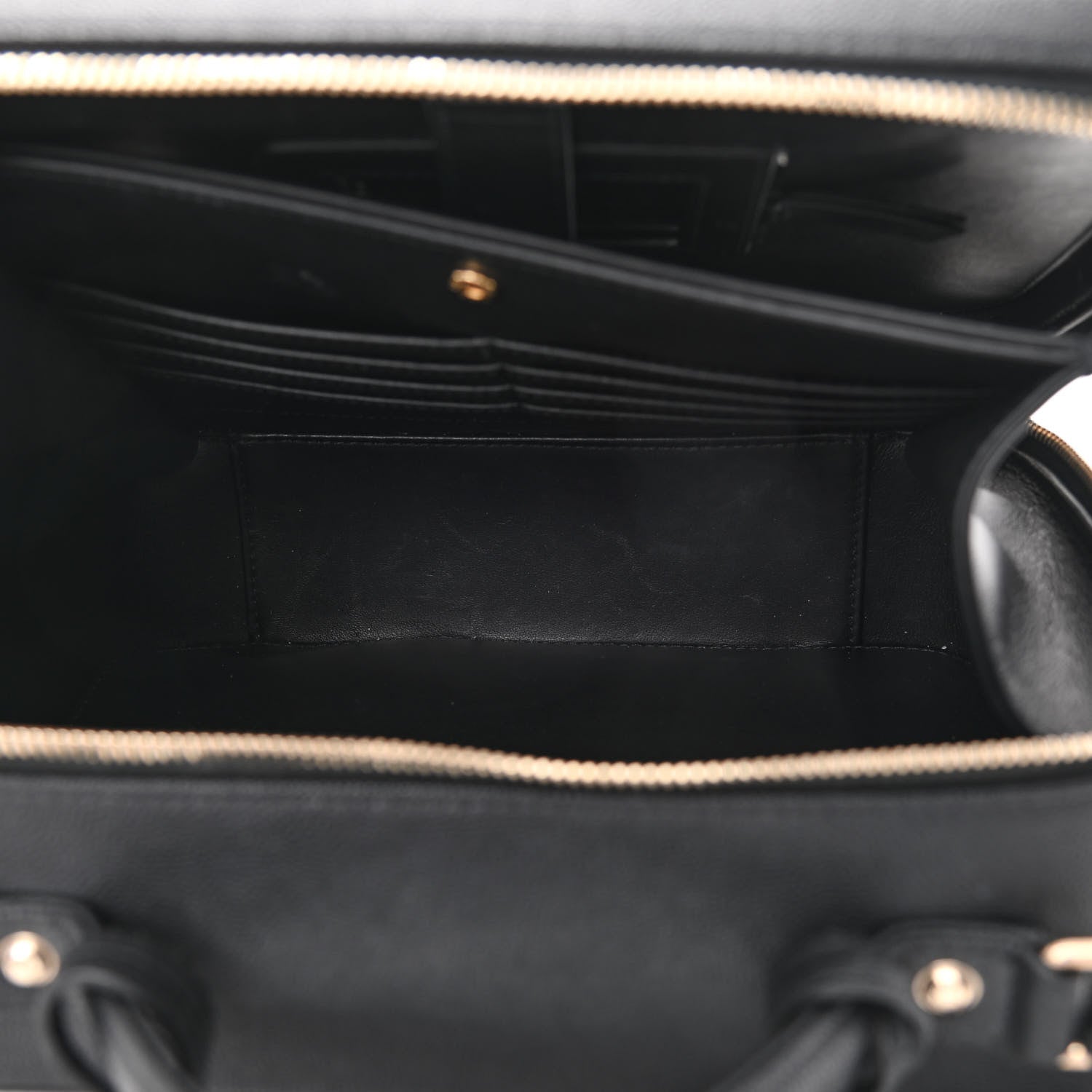 Chanel Caviar Quilted Medium CC Filigree Vanity Case Black 7 of 15