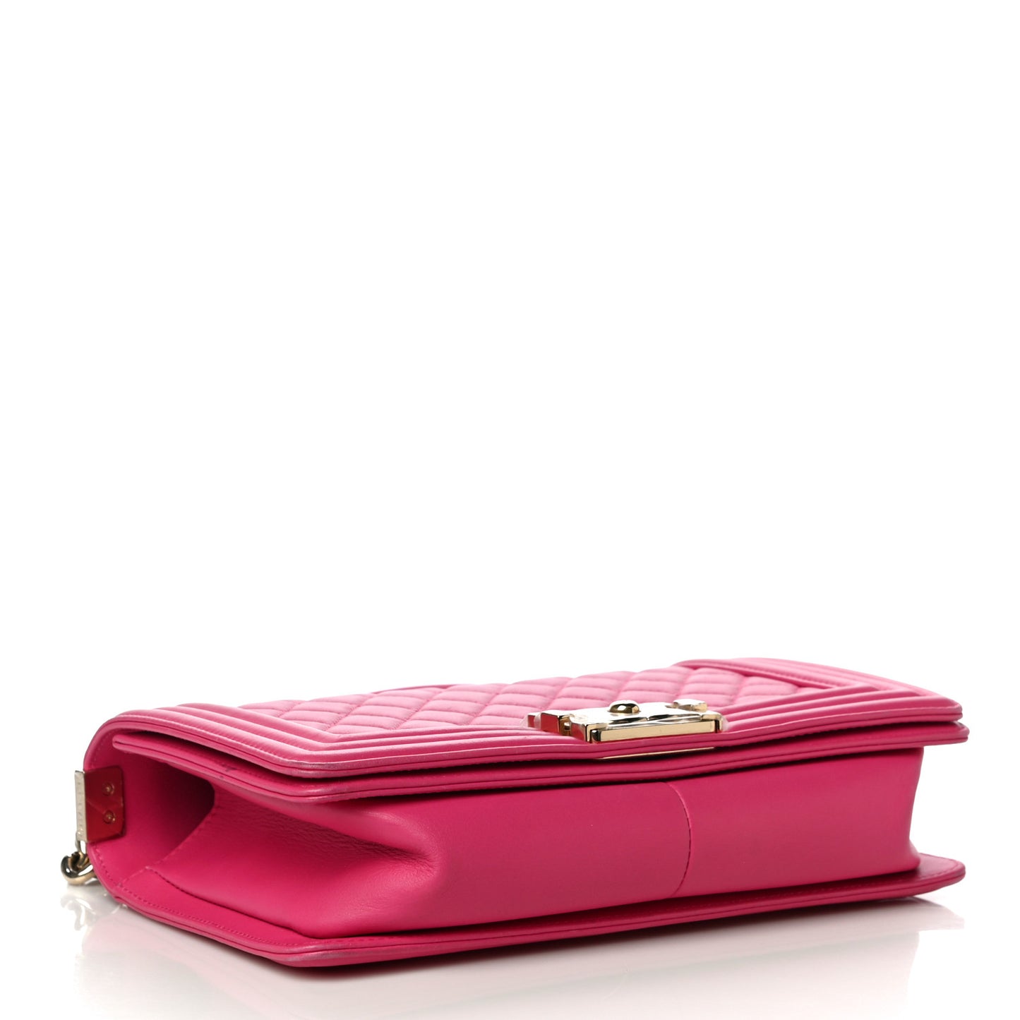 Lambskin Quilted Medium Boy Flap Pink