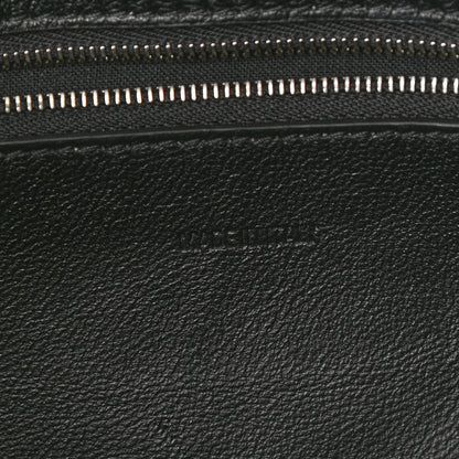 Balenciaga Metallic Calfskin Crocodile Embossed XS Downtown Shoulder Bag Silver 7 of 9