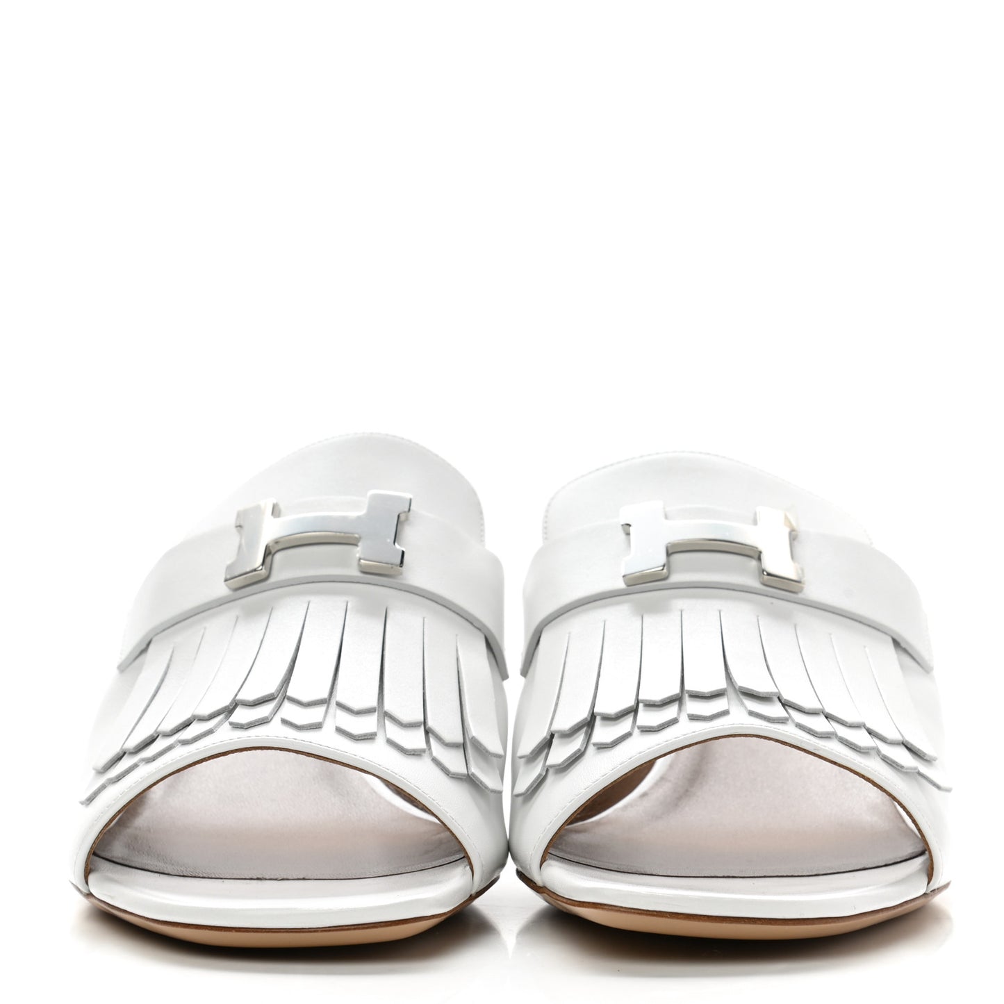 Calfskin Alma Mules 41 White