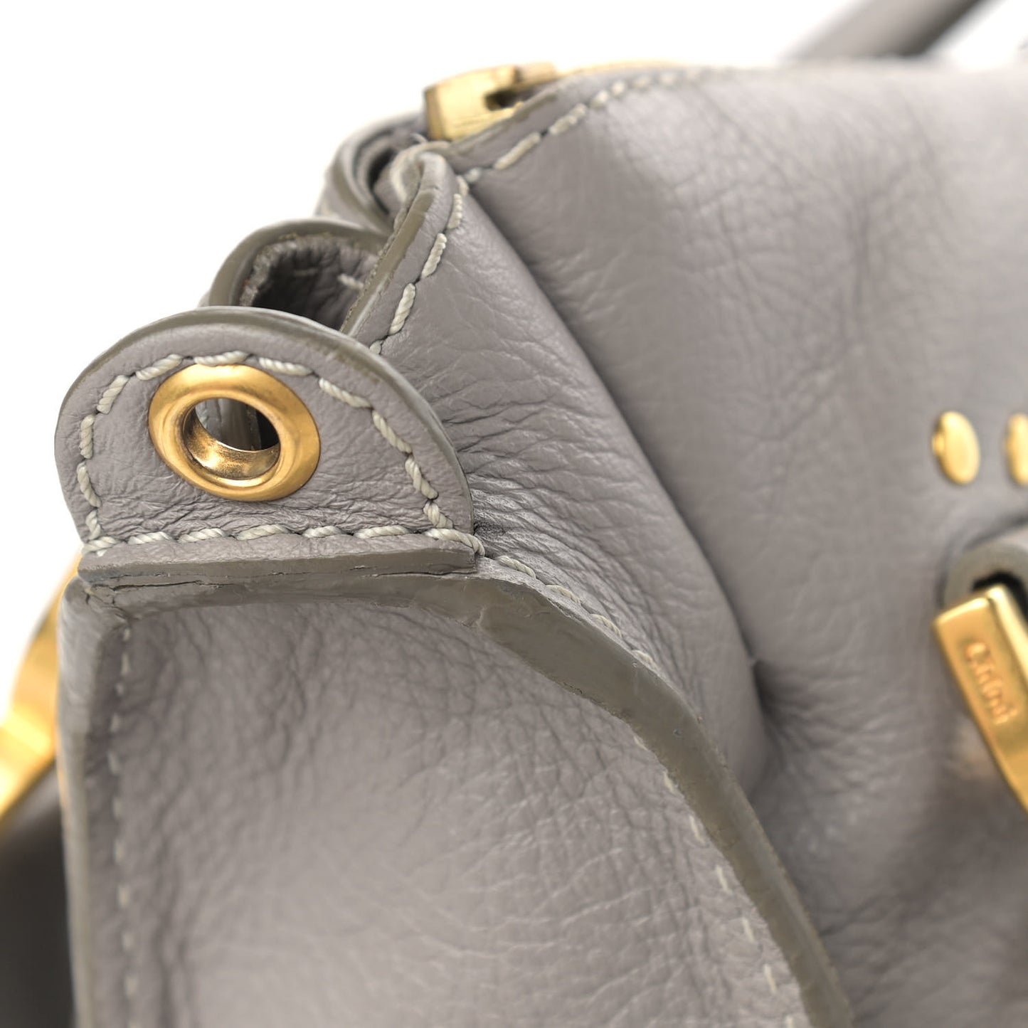 Calfskin Medium Marcie Satchel Cashmere Grey