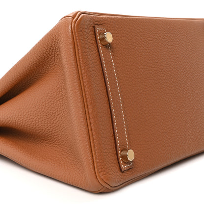 Hermes Togo BIRKIN 30 Gold 17 of 19