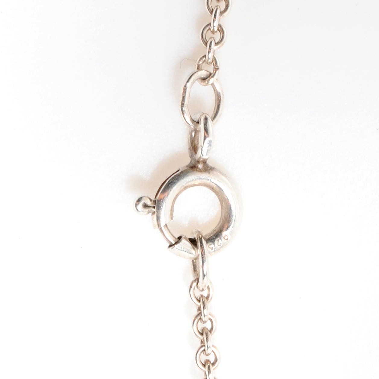 Sterling Silver Heart Lariat Necklace