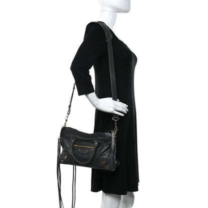 Balenciaga Agneau Classic Gold Hardware S City Gris Fossile 2 of 11