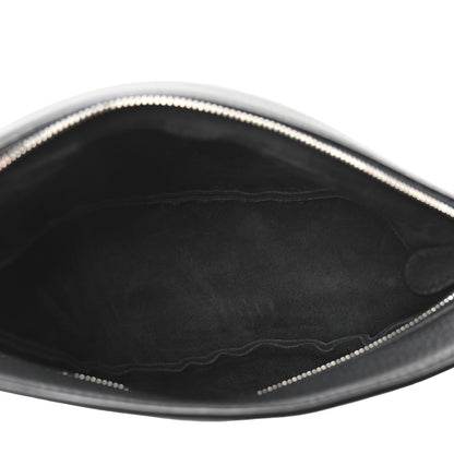 The Row Grained Calfskin Small Slouchy Banana Bag Black 5 of 9