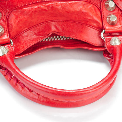 Balenciaga Chevre Giant 21 Silver Hardware City Tomate 2 of 11