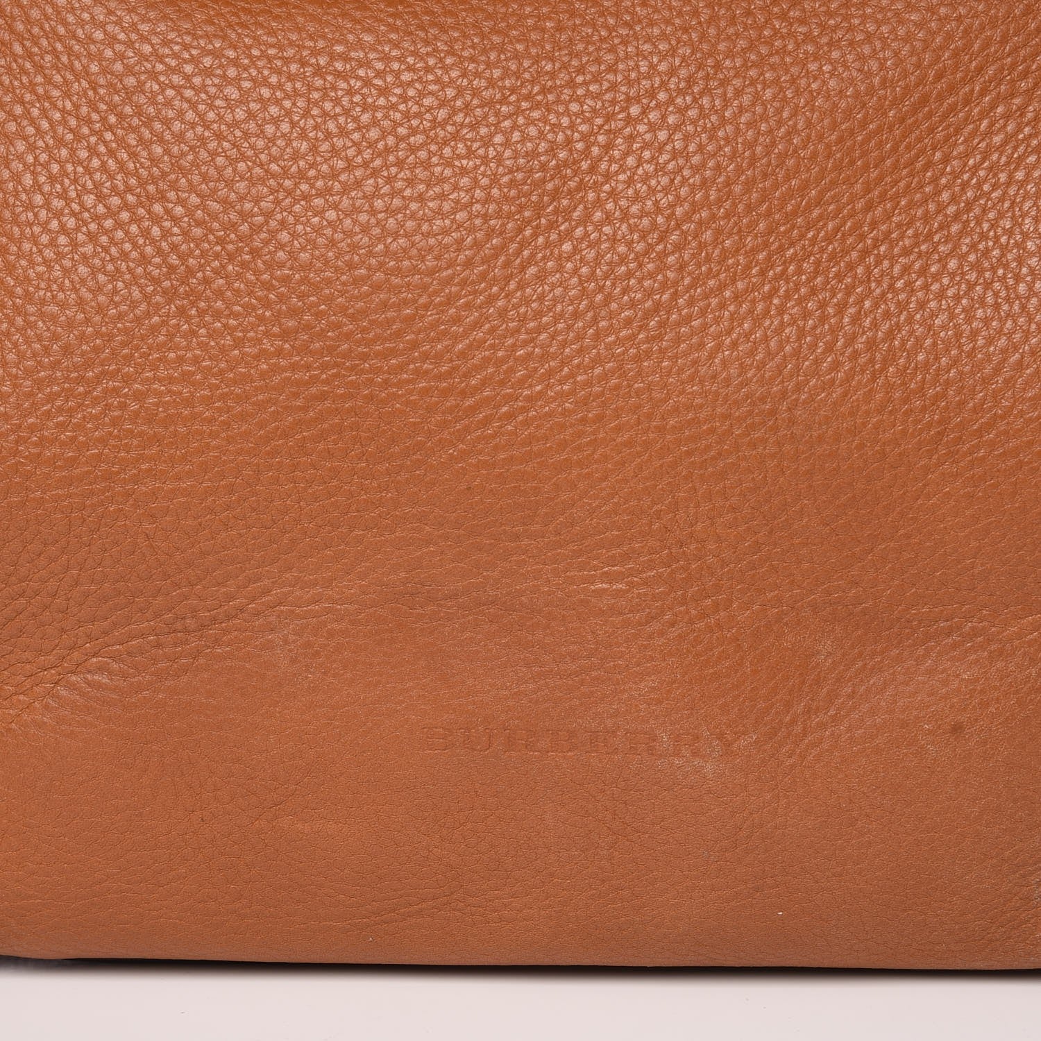 Burberry Grainy Calfskin House Check Medium Maidstone Tan 15 of 16