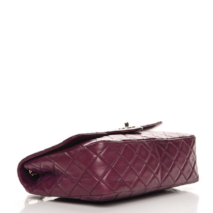 Chanel Lambskin Quilted Jumbo Single Flap Purple 4 of 7
