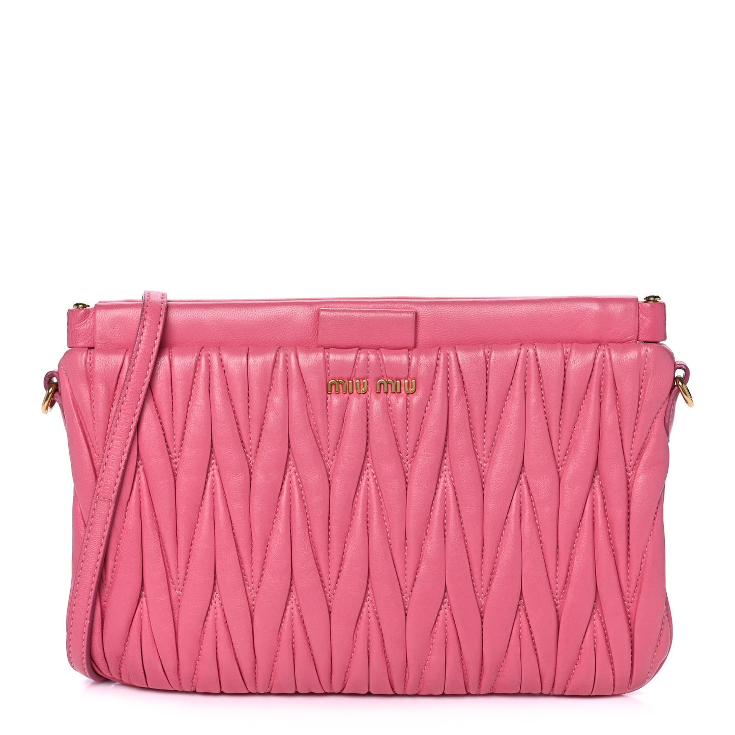 Nappa Matelasse Crossbody Peonia