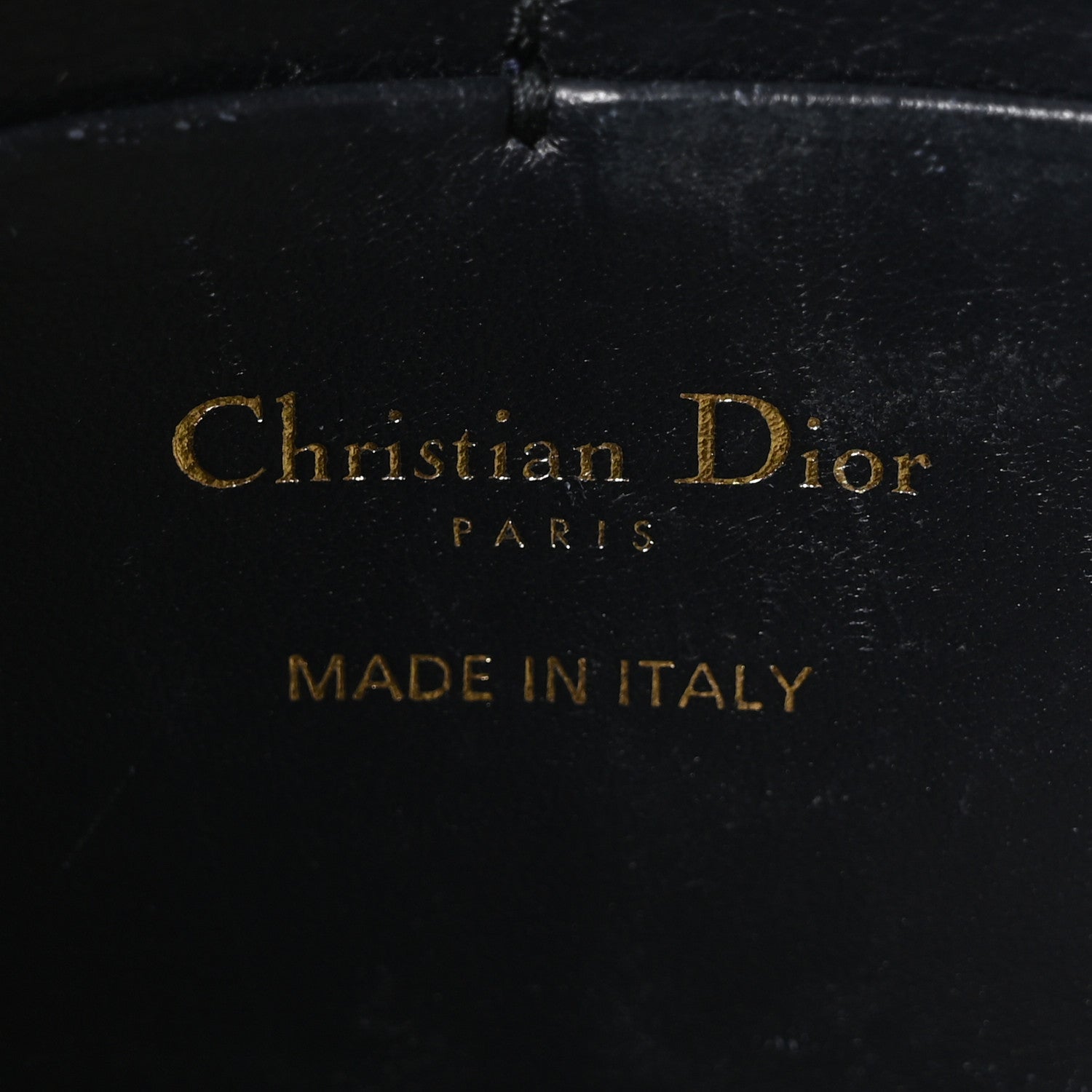 Christian Dior Oblique Saddle Chain Pouch Blue 6 of 9