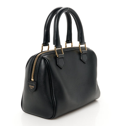 Celine Smooth Calfskin Triomphe Small Boston Bag Black 3 of 11