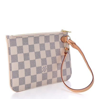 Louis Vuitton Damier Azur Neverfull PM Pochette 5 of 14