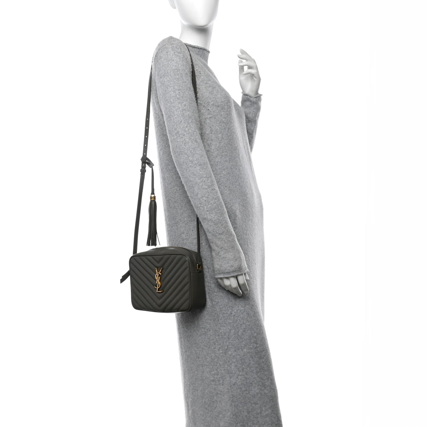 Calfskin Matelasse Monogram Lou Camera Bag Storm