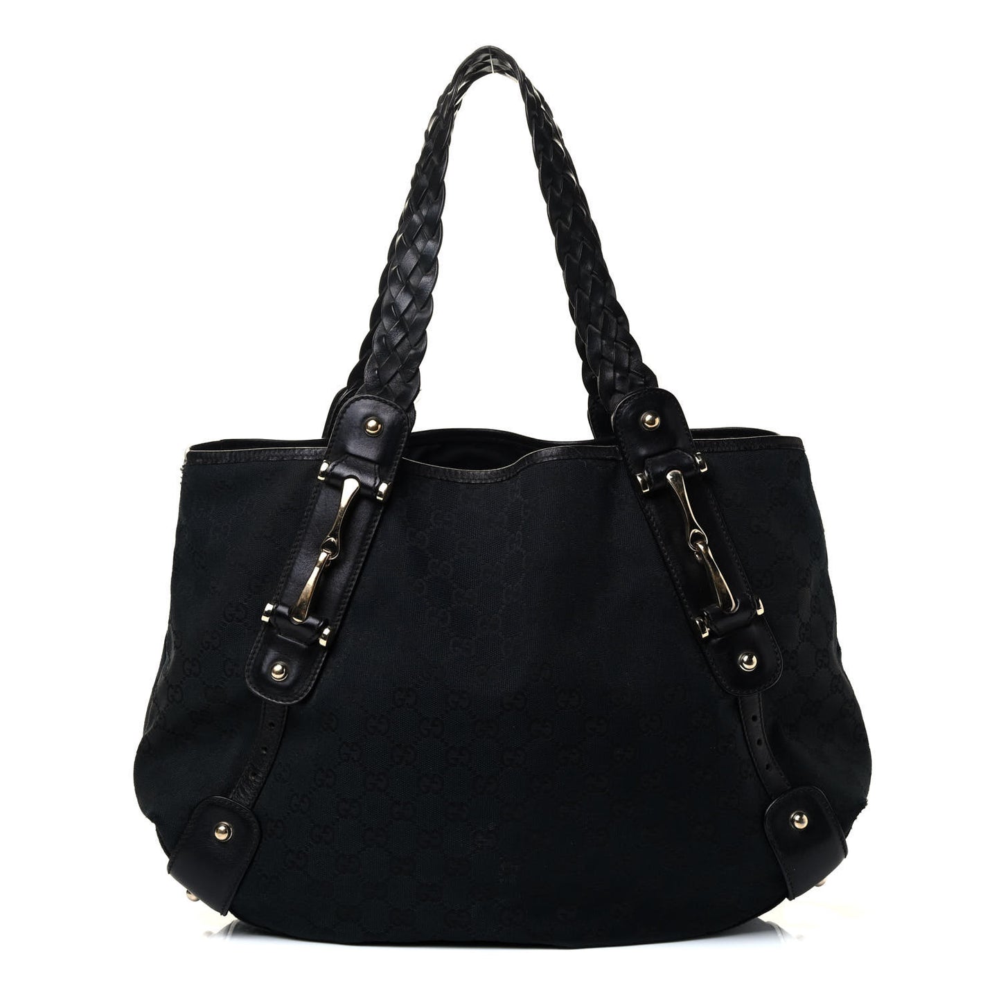 Monogram Medium Pelham Shoulder Bag Black